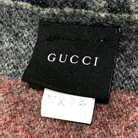 GUCCI Sherry line Scarf Gray - Picture 4 of 7
